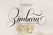 Zimbara, a Script Font by Slex Studio (Thumbnail 2 of 11)
