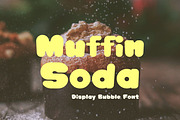 Bubble Display Font - Muffin Soda, a Handwritten Font by ZoloDesignHub (Thumbnail 1 of 8)