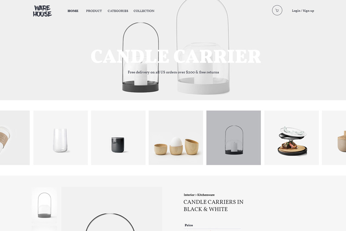 Warehouse PSD eCommerce template, a Websites & App Template by Digipieces (Photo 7 of 17)