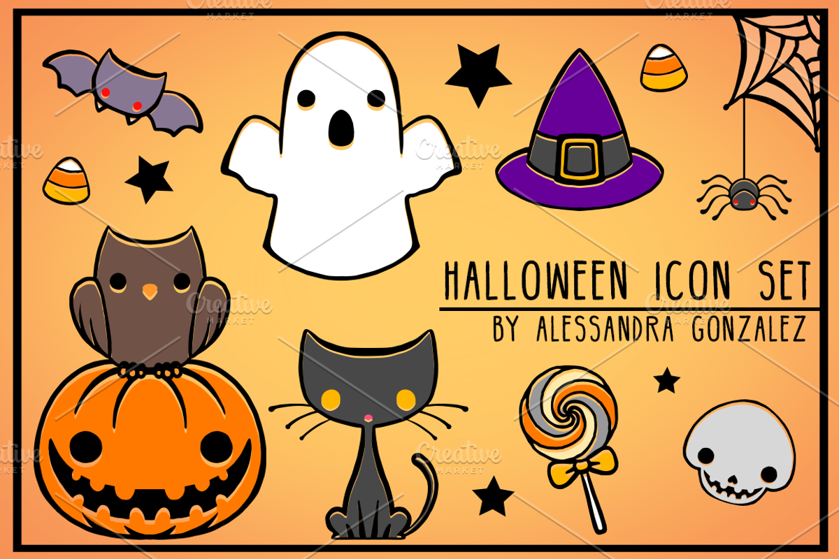 Halloween Icon Set, an Icon by alessandra_gonzalez