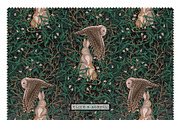 CHRISTMAS FOREST - patterns & motifs, an Animal Illustration by Liiafis (Thumbnail 9 of 15)