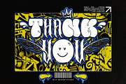 Bubble Core Graffiti Mix Metal Font, a Blackletter Font by alit design (Thumbnail 20 of 22)