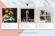 Rose Gold ANIMATED Instagram Posts, a Social Media Template by SilverStag Type Foundry (Thumbnail 8 of 15)