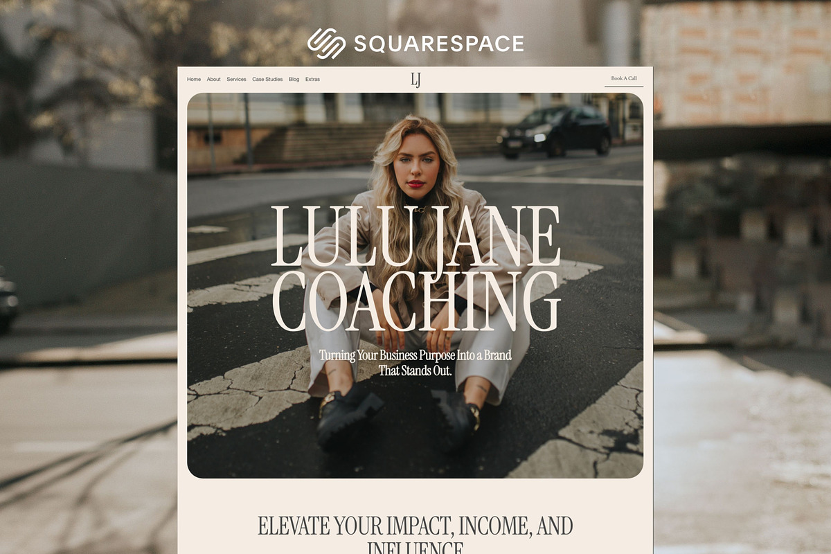 Squarespace Website | Lulu Jane, a Squarespace Template by thrivedigitally (Photo 4 of 10)