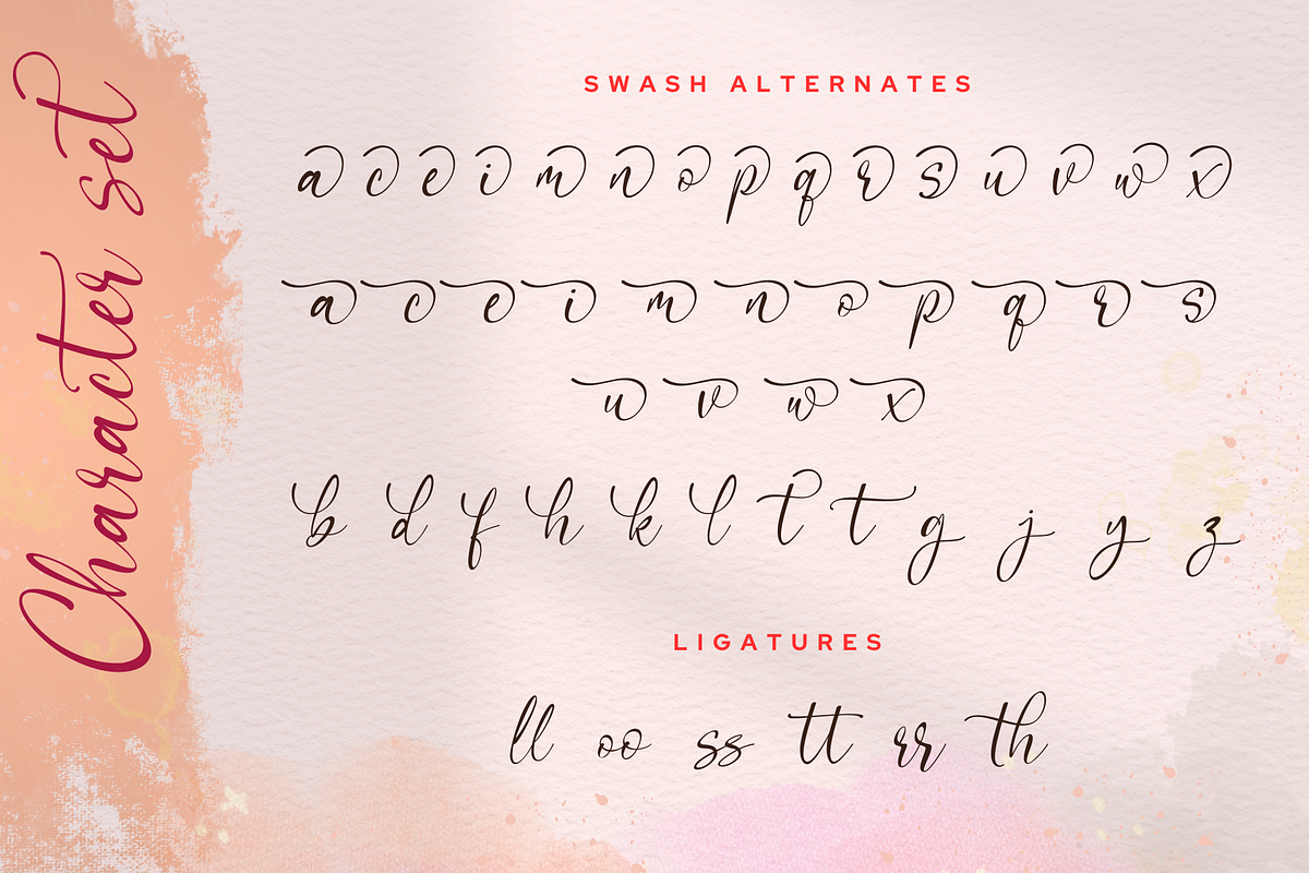 Rosegoldia, a Script Font by Sronstudio (Photo 12 of 13)