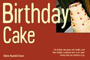 Robine Rounded Drawn, a Sans Serif Font by Craft Supply Co. (Thumbnail 2 of 8)