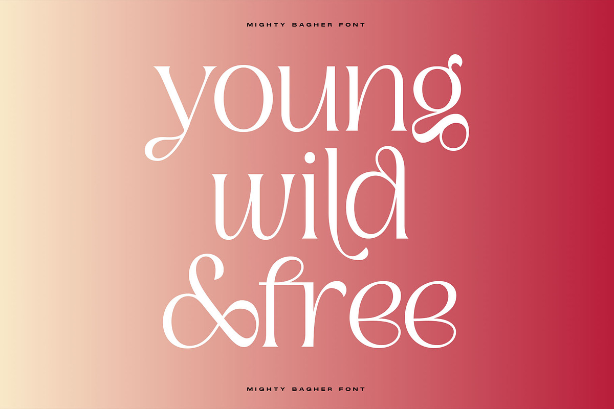 Mighty Bagher, a Font by NYDESIGN (Photo 7 of 9)