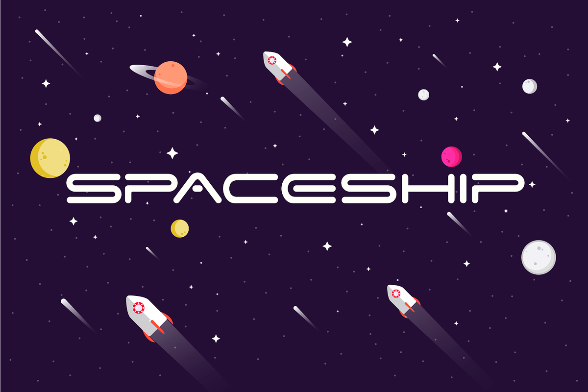 Space Speed Font, a Font by 177Studio (Photo 4 of 5)