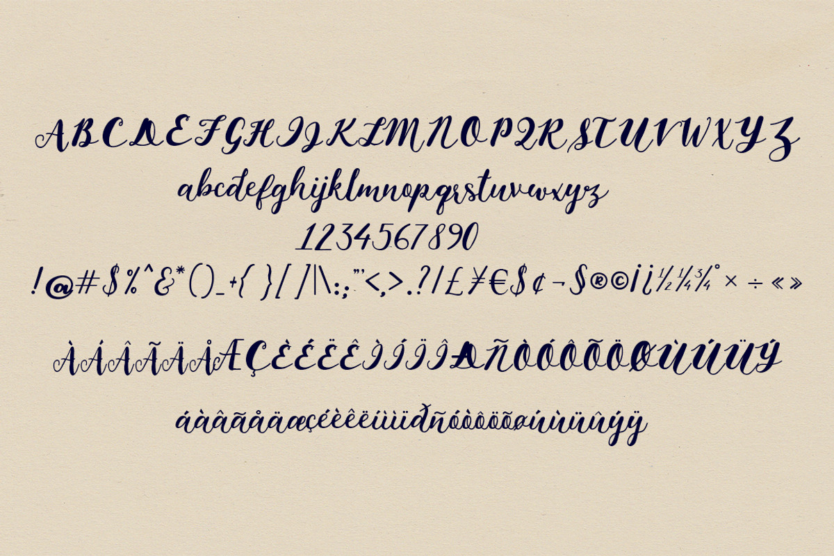 Primrose Script preview 8