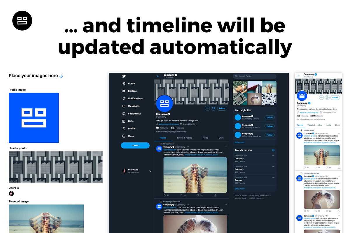 2021 Social Media UI Kit Adobe XD, a Social Media Template by Modularity Design (Photo 3 of 8)
