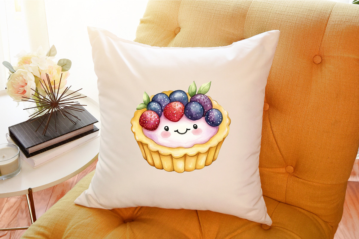 Kawaii Glitter Food Clipart Bundle, an Illustration by Sublimation Artist (Photo 6 of 6)