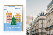 Christmas In Paris, an Illustration by Redchocolate (Thumbnail 6 of 7)