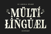 CS Ariela Stamp, a Serif Font by Craft Supply Co. (Thumbnail 7 of 8)