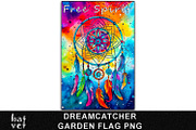 Dreamcatcher Garden Flag PNG Print, an Object Graphic by BatVetDesigns (Thumbnail 3 of 3)