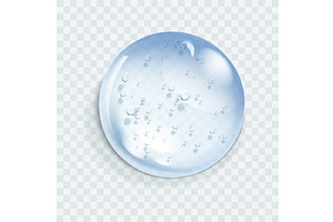 Hyaluronic acid bubble, an Illustration by Things for designers