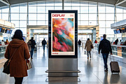 Airport Display Mockup, an Advertising Mockup by Design Squad (Thumbnail 2 of 4)