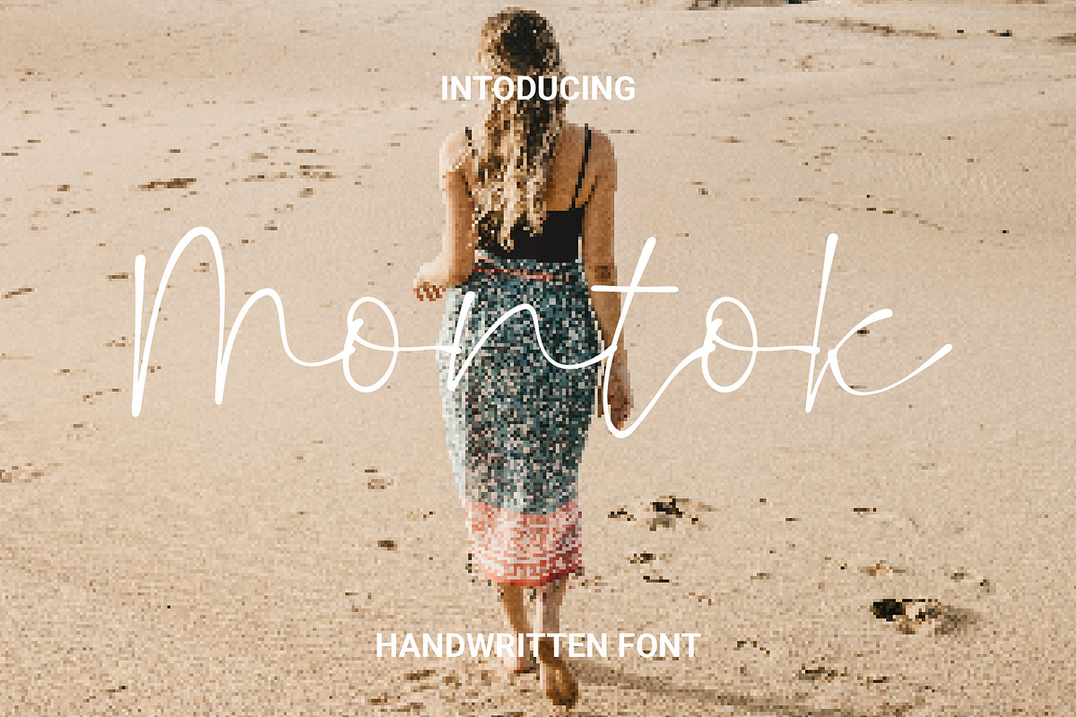 Montok, a Script Font by WisnoetypeCo (Photo 1 of 5)