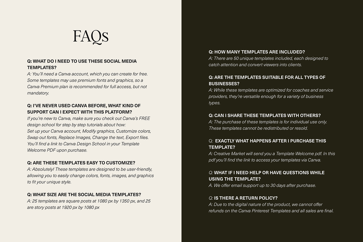 50 Canva Instagram Templates, a Social Media Template by Glo Design Studio (Photo 9 of 10)