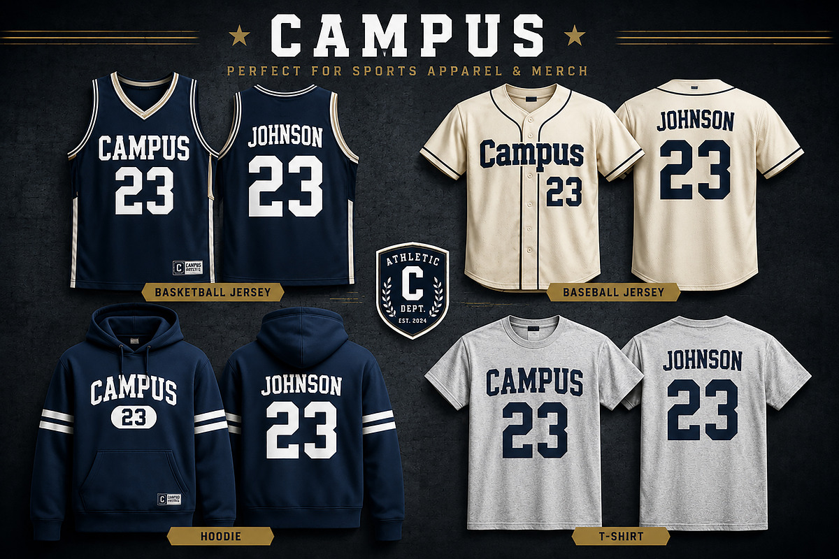 Campus, a Slab Serif Font by Wow Magic (Photo 5 of 7)