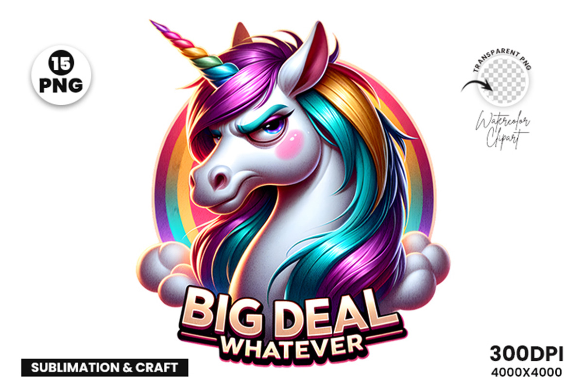 Sarcastic Grumpy Animals Clipart PNG, an Animal Illustration by Creative Arslan (Photo 7 of 9)