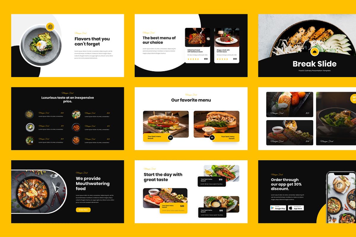 Mangan - Restaurant & Food, a Presentation Template by Biwarastudio (Photo 4 of 5)