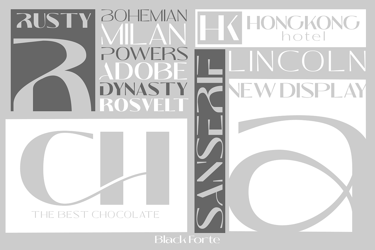 Black Forte, a Sans Serif Font by TypeClassHeroes (Photo 2 of 9)