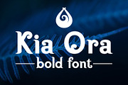 Kia Ora Font - Bold, a Serif Font by Something & Nothing (Thumbnail 1 of 4)