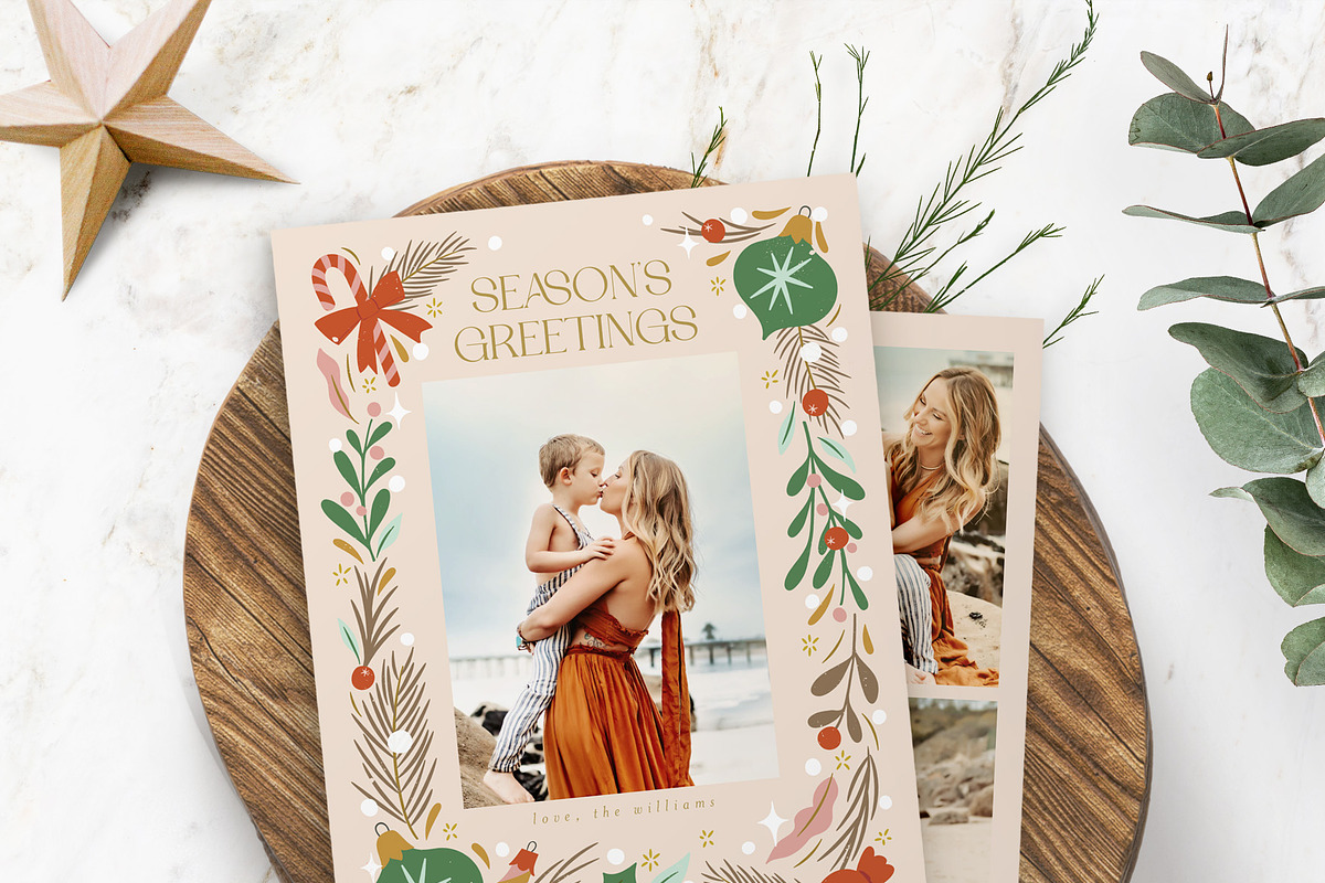 Christmas card templates 2023, a Card Template by 7th Avenue Designs (Photo 19 of 21)