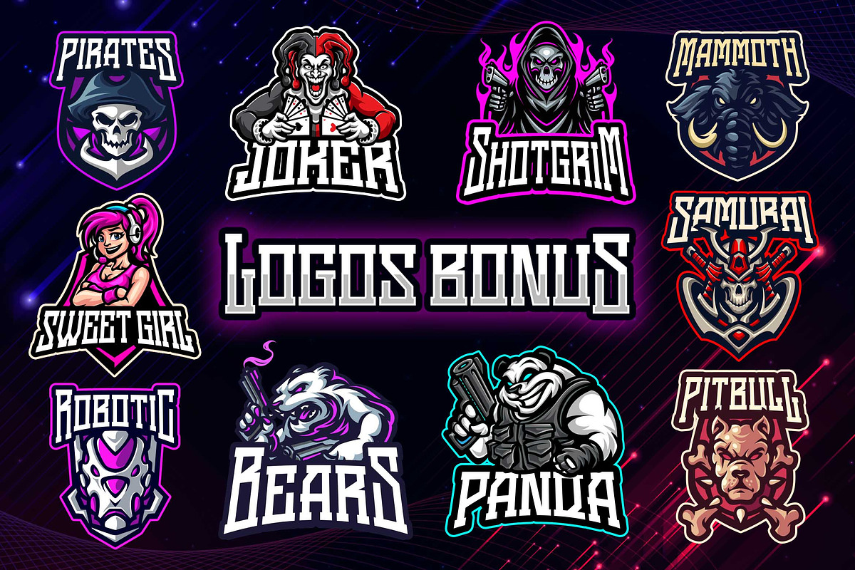 Black Squad Esport Font, a Font by Blankids Studio (Photo 3 of 7)