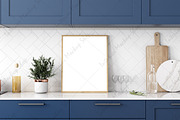 Kitchen Frame Mockup PSD JPG, a Poster Template by Mockup Shop (Thumbnail 2 of 2)
