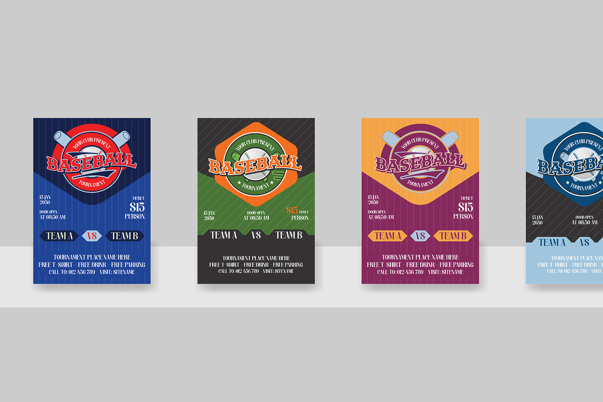 Baseball Championship League flyer, a Flyer Template by Kazi Hossain