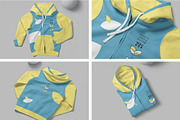 Unisex Zipper Hoodie Mockups, a Hoody Mockup by megostudi0 (Thumbnail 1 of 6)