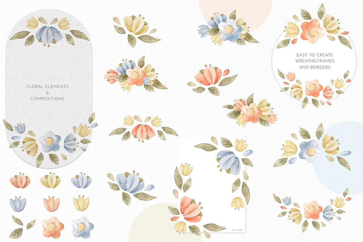 Puppy Dream Baby Watercolor Clipart, an Animal Illustration by Cat In Colour (Photo 5 of 9)
