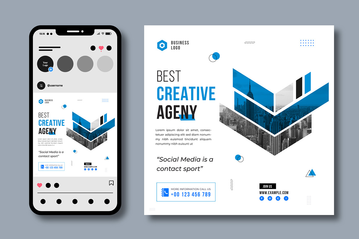 Corporate Social Media Banner Post, a Social Media Template by MightyDesign (Photo 1 of 5)