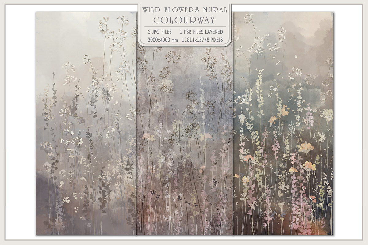 Fresco collection Wild Flowers, a Wallpaper Graphic by Natalia0307 (Photo 2 of 18)
