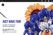 33 Textured Finish Procreate Brushes, a Brush Add-On by Riveros Illustration (Thumbnail 10 of 10)