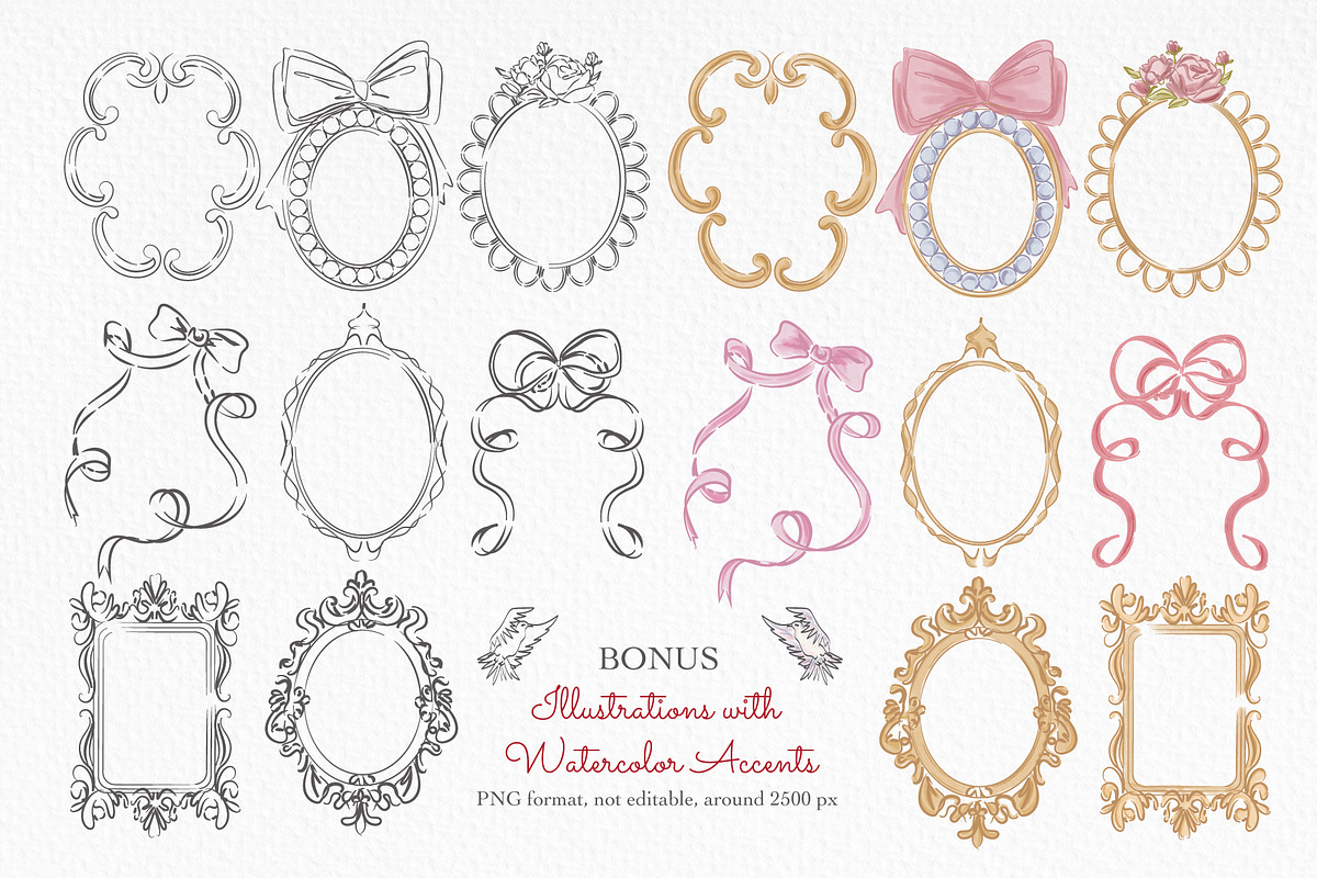 Romantic Chateau Line Art, an Object Graphic by Mio Buono (Photo 6 of 15)