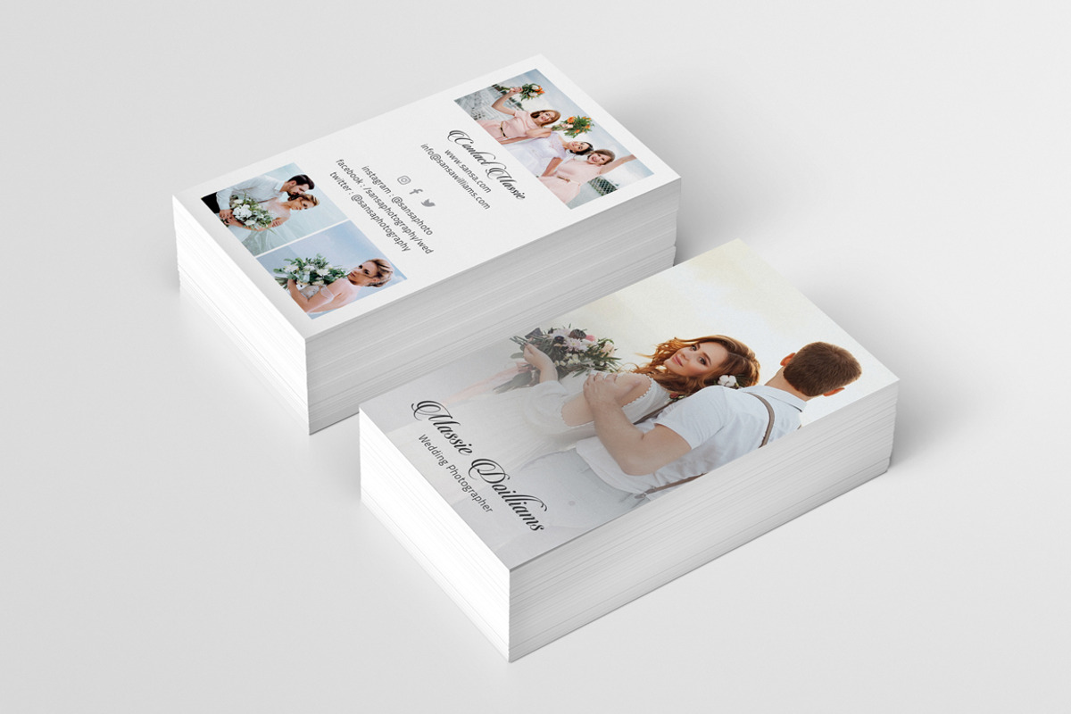 Wedding Photography Business Card, a Business Card Template by Orcshape Studio (Photo 1 of 3)
