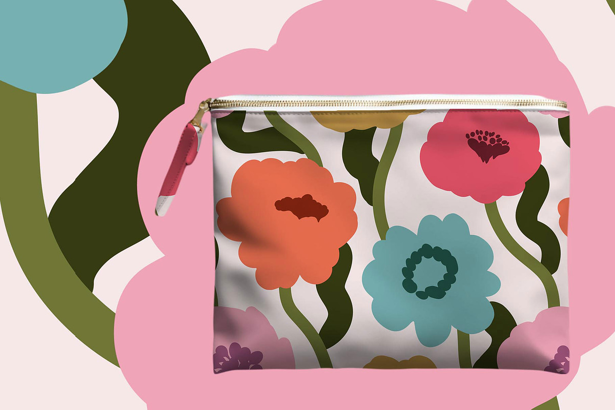 Poppy. Seamless pattern, a Pattern Graphic by emeraldthue (Photo 2 of 7)