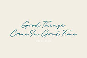 The Destiny | Monoline Script, a Script Font by Lemonthe (Thumbnail 5 of 6)