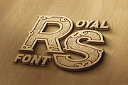 Royal - Vintage Style Font, a Font by JumboDesign (Thumbnail 5 of 6)