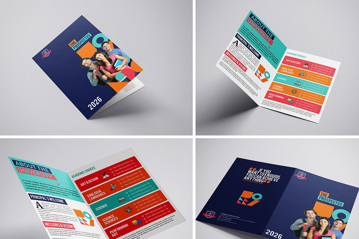 College University Bi-Fold Brochure, a Brochure Template by azadcsstune (Photo 1 of 5)