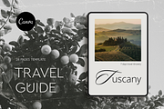 Travel guide template Canva, a Templates & Theme by tonko. (Thumbnail 1 of 8)