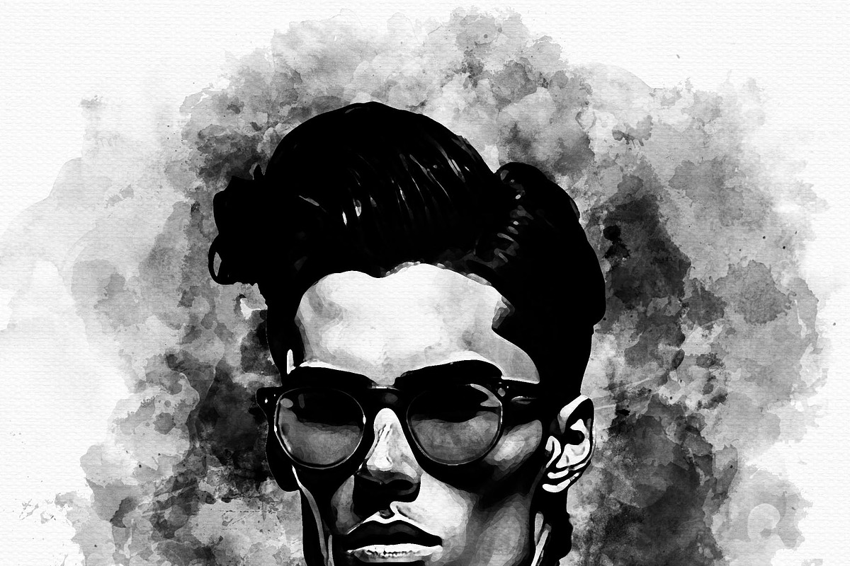 Portrait Painting Watercolor Photo, an Action Add-On by Photoshop Action (Photo 11 of 22)