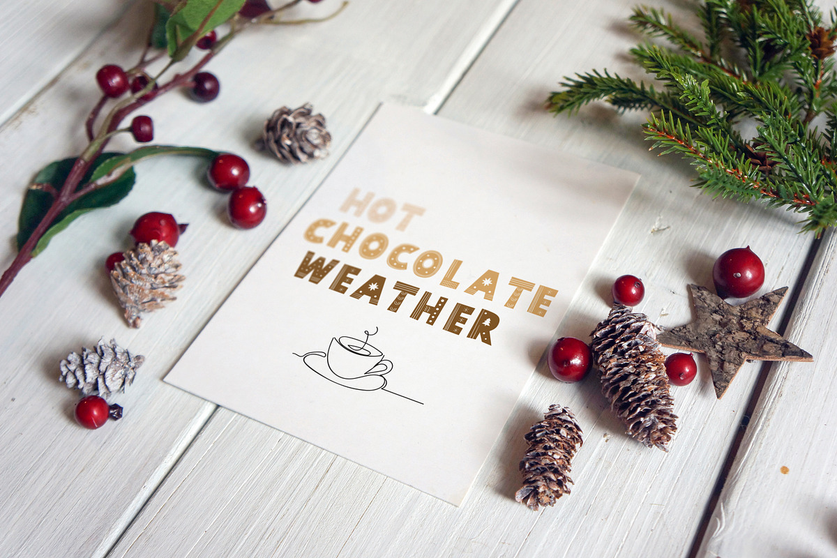 Hello Winter Typography, a Symbol Font by Alice_Evans (Photo 7 of 11)