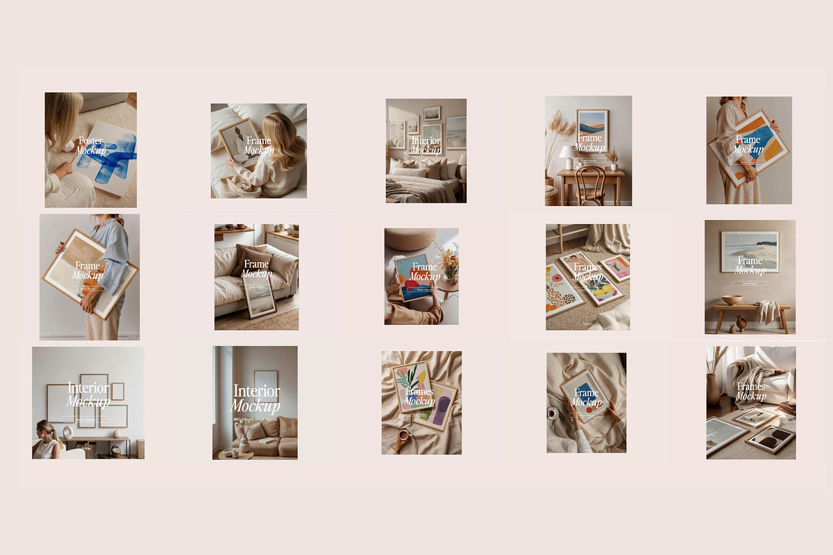 109 Interior Frame Mockup Bundle PSD, a Merchandise Mockup by Tomasz Ganclerz (Photo 6 of 12)
