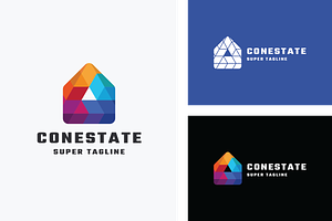 Estate Home Construct Logo, a Branding & Logo Template by Design_Planet