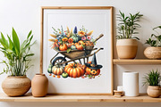 Halloween Cart With Pumpkin, a Seasonal Illustration by Craft Nest (Thumbnail 4 of 5)