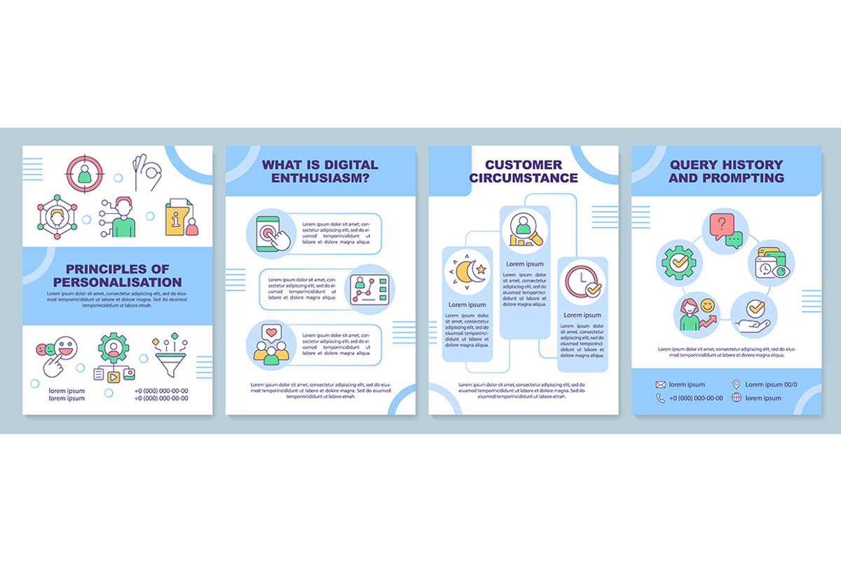 Principles of personalization, a Templates & Theme by IMG visuals icons