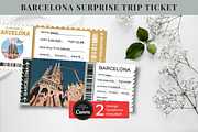 Barcelona Boarding Pass Canva, a Card Template by Snapybiz (Thumbnail 3 of 10)